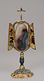 Triptych, Gold, enamel, jasper, probably French