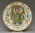 Plate, Patanazzi family  Italian, Maiolica (tin-glazed earthenware), Italian, Urbino