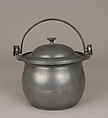 Dinner pail, Pewter, French