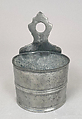 Salt box, Pewter, Dutch or Flemish