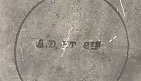 One litre measure, Pewter, Northern French