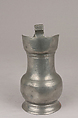 Pitcher (Pichet balustre avec gobelet en botte), Charles Vovelle (French, 1850–1921), Pewter, French, Chartes