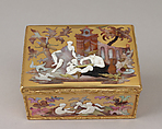 Snuffbox, Michel de Lassus (master 1720, died 1772), Gold, mother-of-pearl, ivory, French, Paris