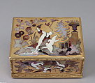 Snuffbox, Michel de Lassus (master 1720, died 1772), Gold, mother-of-pearl, ivory, French, Paris