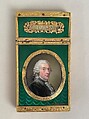 Souvenir with miniature portrait of François Boucher, Alexander Roslin Swedish, Gold, enamel, ivory, French, Paris