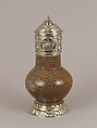 Jug, John Eydes, Stoneware, silver gilt, British, Exeter