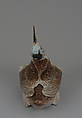 Tureen in the form of a woodcock, Tin-glazed earthenware, German, Höchst