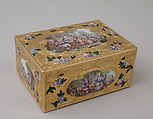 Snuffbox, Barnabé Sageret (French, active Paris, master 1731, died 1758), Gold, enamel, French, Paris