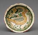 Bowl, Lead-glazed earthenware, Italian