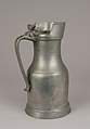 Flagon, Pewter, French, Nemours