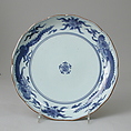 Dish, Hard-paste porcelain, Japanese, for European market