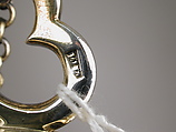 Pilgrim bottle (one of a pair), William Elliott (British, London 1762–1854 London), Gilt silver, cork, British, London