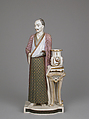 Figure of Japanese man, Worcester factory (British, 1751–2008), Bone china 