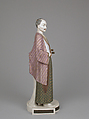 Figure of Japanese man, Worcester factory (British, 1751–2008), Bone china 