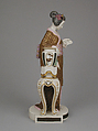 Figure of Japanese woman, James Hadley (British, 1837–1903), Bone china (