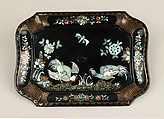 Toilet Box, Johann Martin Heinrici (German, 1711–1786), Lacquered metal inlaid with mother-of-pearl, copper, brass, ray skin, colored stone, gold, German, Dresden