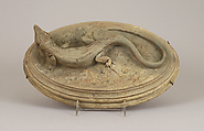 Plaster mold of lizard, Attributed to Georges Pull (Wissembourg, Alsace-Lorraine, France 1810–1889 Paris, France), Plaster, French, Paris