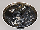 Cup with the Triumph of Galatea, Charles-Ludovic Crétineau-Joly (French, born Fontenay-le-Comte 1831), Painted enamel on copper, French, Paris