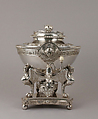 Hot Water Urn (part of a service), Digby Scott (active 1802–1807), Silver; ivory, British, London