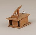 Mouse trap with mouse, Wood, Italian, Naples
