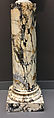 Pedestal, Augustin Pajou French, Marble, French