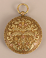 Watch, Watchmaker: Henri Maillardet (Swiss, working London, Meyriez 1745–1830 Malines), Gold, steel, garnets, probably Swiss