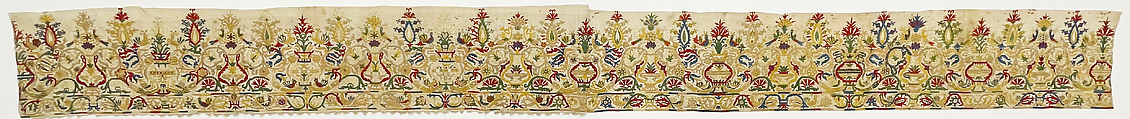 Dress border, Linen, Greek Islands, Crete