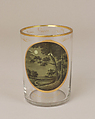 Beaker, Anton Kothgasser (Austrian, 1769–1851), Glass, Austrian, Vienna