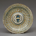 Dish, Maiolica (tin-glazed earthenware), lustered, Italian, Deruta