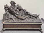 River God, The Tiber, Bronze, wood, gilt bronze, French