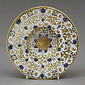 Dish, Maiolica (tin-glazed earthenware), lustered, Italian, Deruta