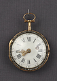 Watch, Watchmaker: Jean Romilly (1714–1794), Gold, enamel, zircons, French, Paris