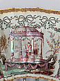 Fan, Ivory, silk, mother-of-pearl, French