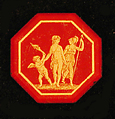 Plaquette (one of a pair), Glass, possibly French