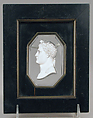 Napoleon I (1769–1821), Emperor of the French, Ceramic paste, glass; wood and brass frame, French