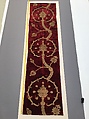 Length of velvet, Pile on pile cut, voided, and brocaded velvet of silk and gold metallic thread with bouclé details, Spanish or Italian