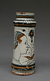 Albarello, Maiolica (tin-glazed earthenware), Italian, Naples