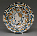Dish, Maiolica (tin-glazed earthenware), Italian, Faenza