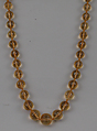 Necklace, Topaz quartz, European