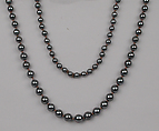 Necklace, Hematite, European