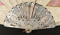 The Choice of a Model, Painted by J.  Higueras, Parchment, paint, mother-of-pearl, gilt, metal, Spanish