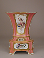 Vase (vase hollandois nouveau ovale) (one of a pair) (part of a set), Sèvres Manufactory (French, 1740–present), Soft-paste porcelain, French, Sèvres