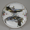Dish, Faience (tin-glazed earthenware), French, Sceaux