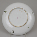 Dish, Faience (tin-glazed earthenware), French, Sceaux