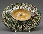 Dish, Manner of Bernard Palissy (French, Agen, Lot-et-Garonne 1510–1590 Paris), Lead-glazed earthenware, French