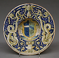 Dish, Maiolica (tin-glazed earthenware), Italian, Castel Durante