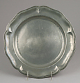 Pair of dishes, Pewter, French