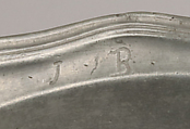 Bowl (one of a pair), Pewter, French