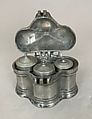 Chrismatory (?), Pewter, French