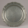 Pair of dishes, Pewter, French